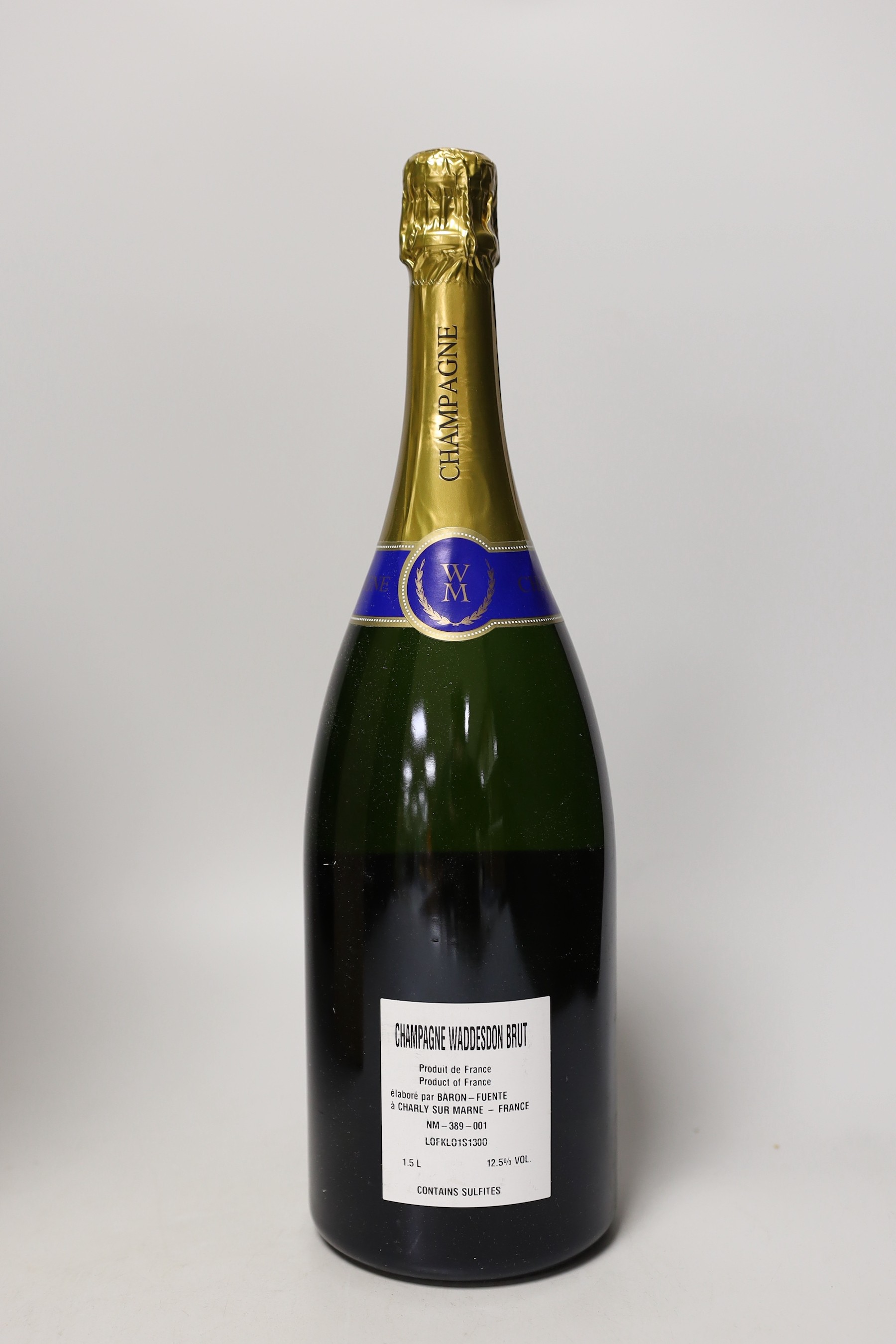 One Magnum of Waddesdon Manor Champagne Baron Fuente Brut, (Rothschild Collection)